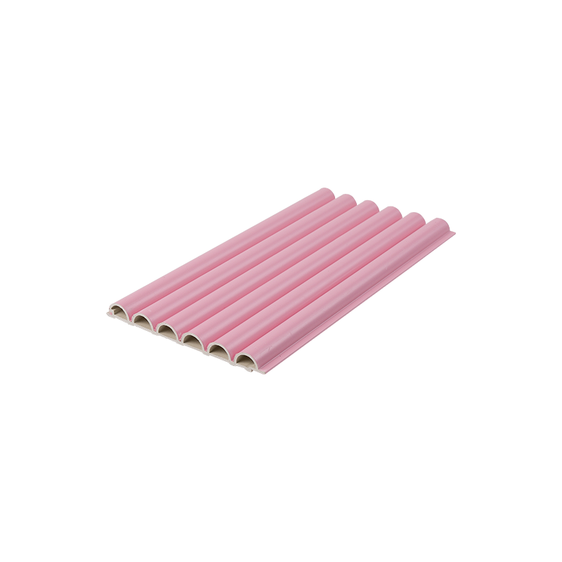 153*14 มม. WPC Louvers วัสดุตกแต่งผนัง