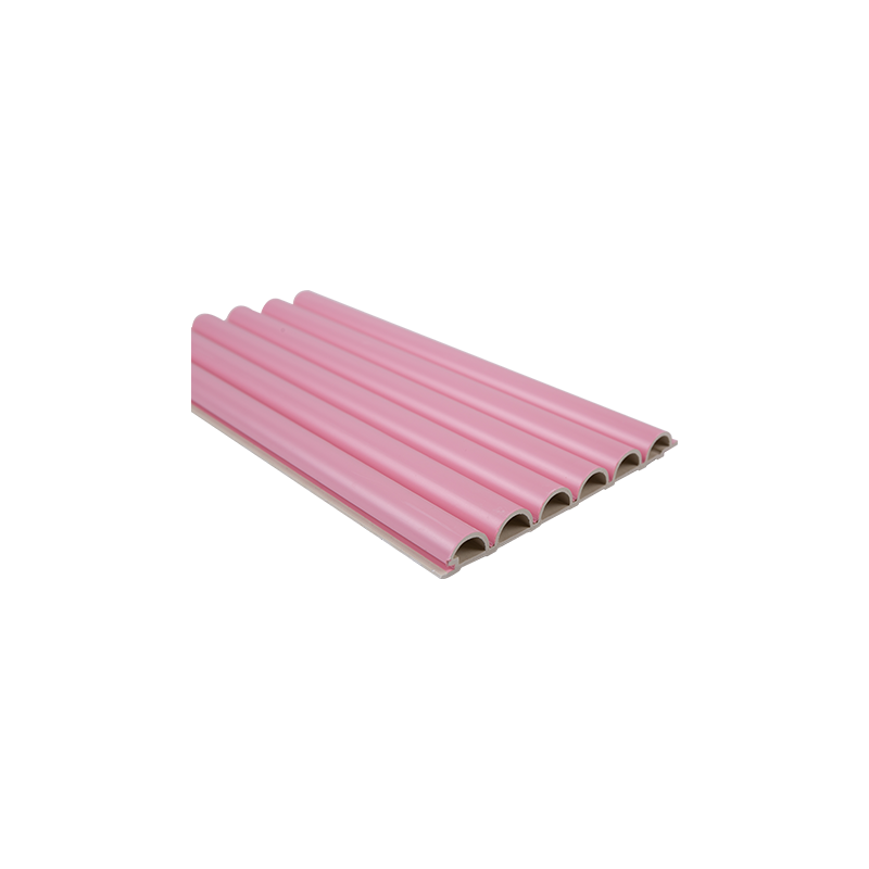 153*14 มม. WPC Louvers วัสดุตกแต่งผนัง