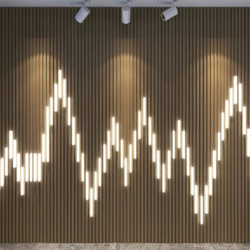 ไฟ LED ประหยัดพลังงานกันน้ำสำหรับแผงผนัง WPC บานเกล็ด